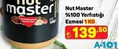 NUT MASTER %100 YER FISTIĞI EZMESİ 1 KG fiyat ve kampanya bilgisi